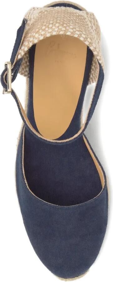 Castañer Carol espadrilles met sleehak Blauw - Foto 5