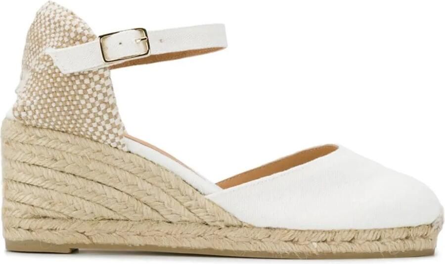 Castañer Carol sandalen met sleehak Wit