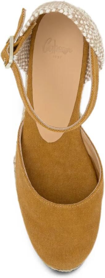 Castañer Carol wedge espadrilles Geel - Foto 3
