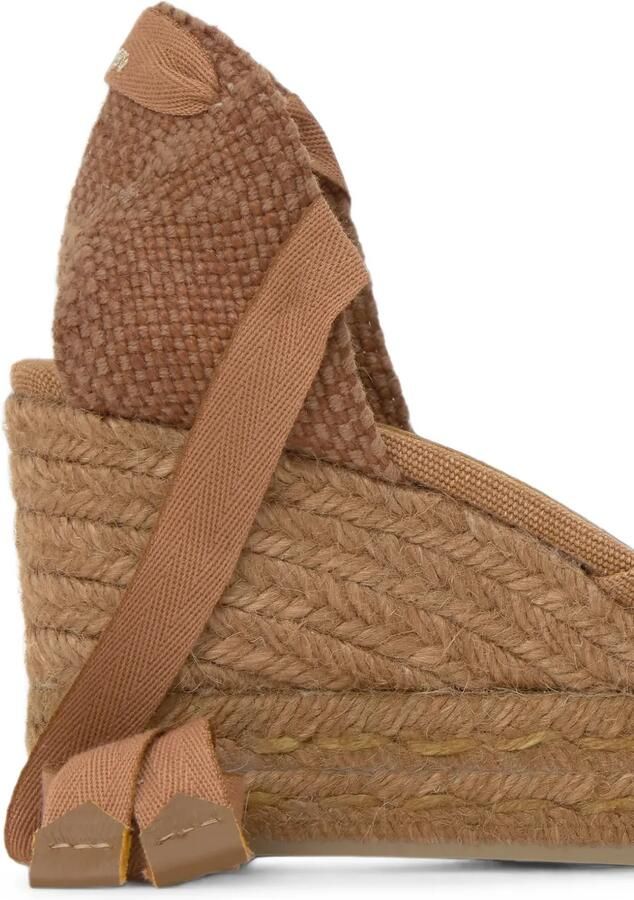 Castañer Chiara espadrilles met sleehak Beige - Foto 2
