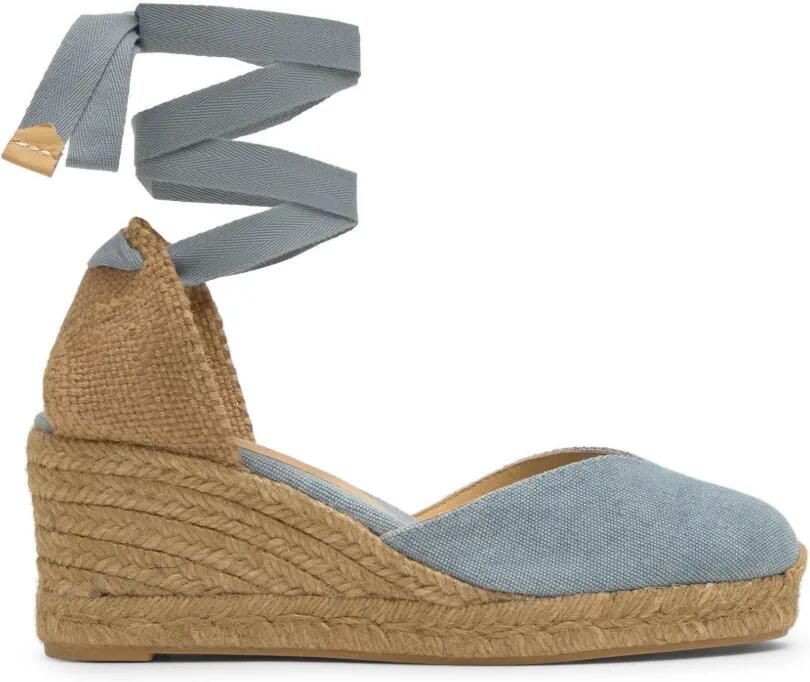 Castañer Chiara T canvas espadrilles Blauw