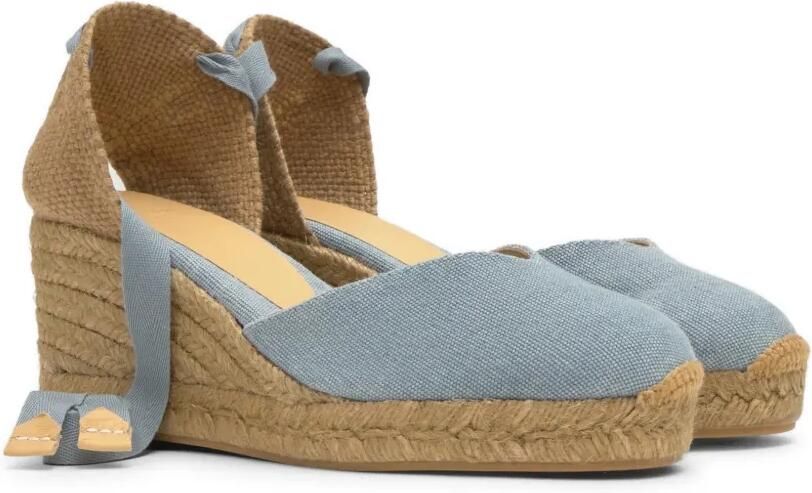 Castañer Chiara T canvas espadrilles Blauw - Foto 5