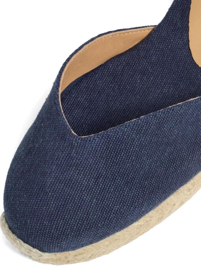 Castañer Chiarita espadrilles met sleehak Blauw - Foto 4