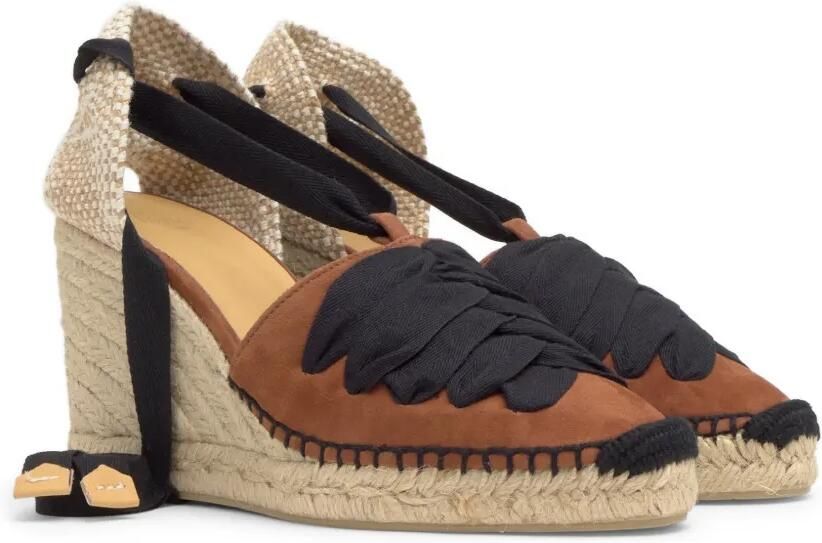 Castañer Curtis suède espadrilles Bruin - Foto 5