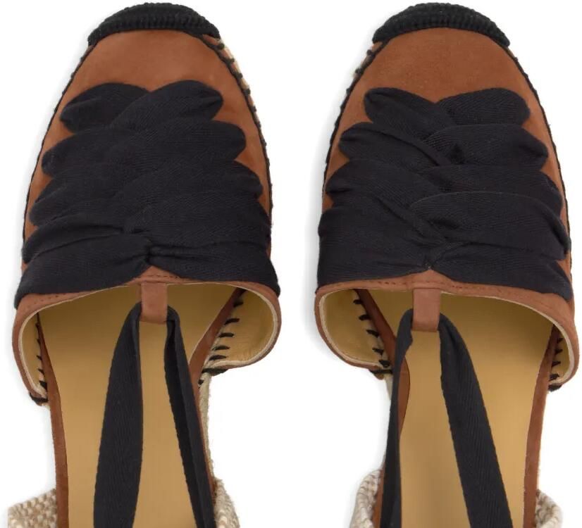 Castañer Curtis suède espadrilles Bruin - Foto 2