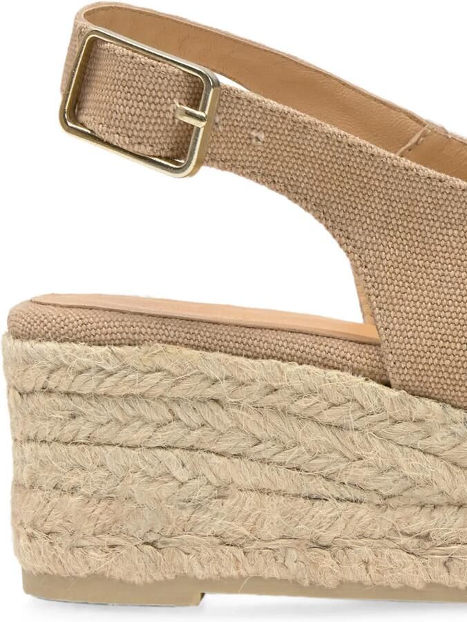 Castañer Diana sandalen met sleehak Bruin - Foto 2