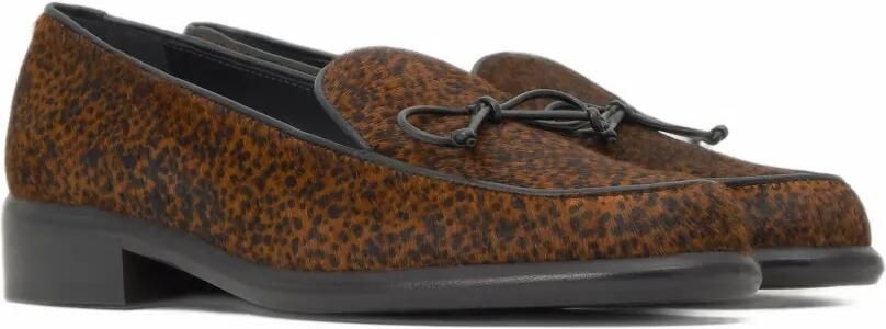 Castañer Elisa animal-print loafers Bruin - Foto 5