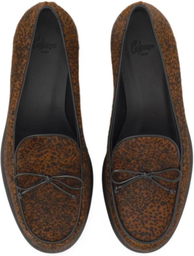 Castañer Elisa animal-print loafers Bruin - Foto 3
