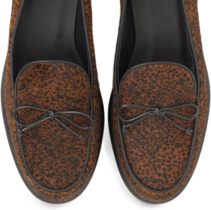 Castañer Elisa animal-print loafers Bruin - Foto 2