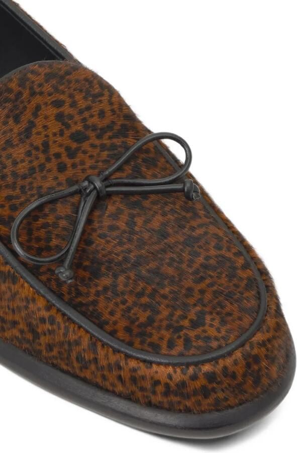 Castañer Elisa animal-print loafers Bruin - Foto 4
