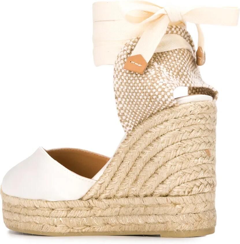 Castañer Espadrilles met sleehak Wit - Foto 2