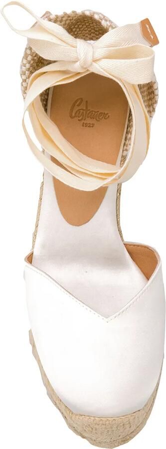 Castañer Espadrilles met sleehak Wit - Foto 4