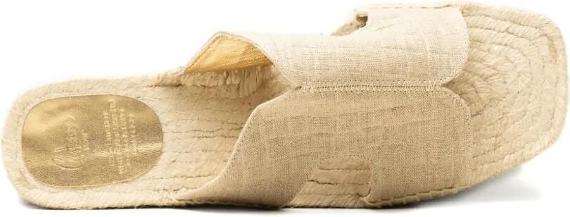 Castañer Espadrilles met uitgesneden details Beige - Foto 4