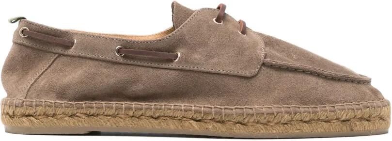 Castañer Espadrilles met veters Grijs
