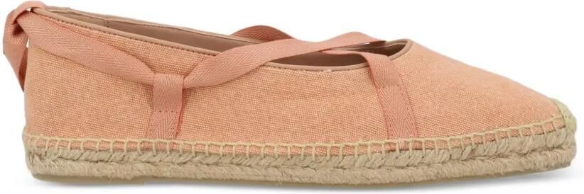 Castañer Espadrilles met veters Oranje