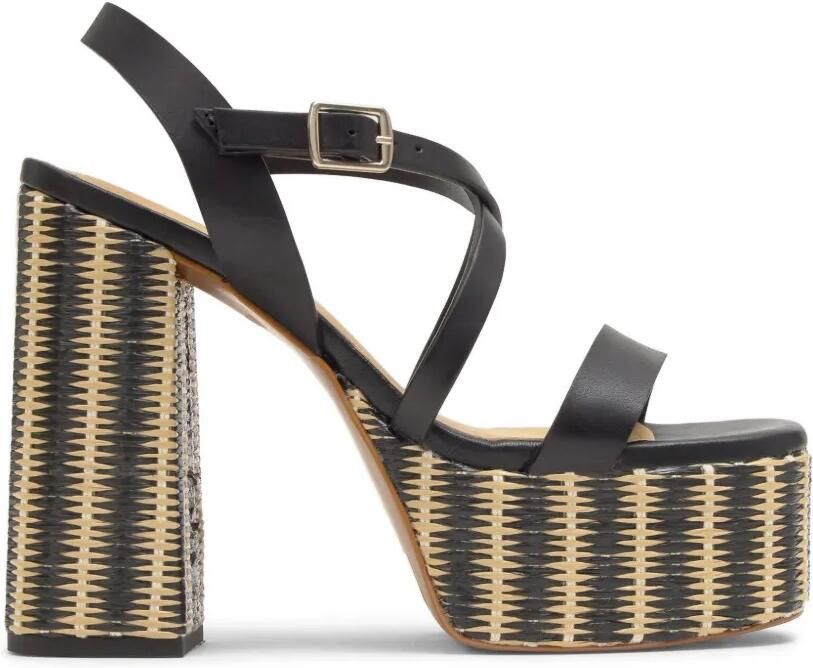 Castañer Felisa sandalen met plateauzool Zwart