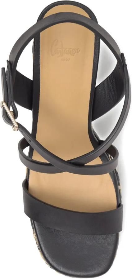 Castañer Felisa sandalen met plateauzool Zwart - Foto 5