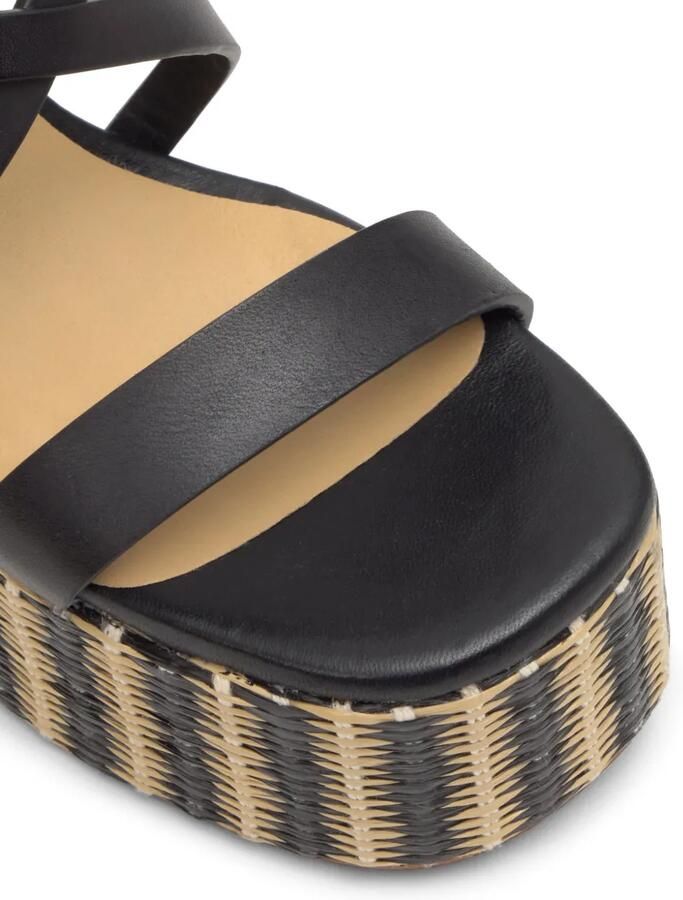 Castañer Felisa sandalen met plateauzool Zwart - Foto 2