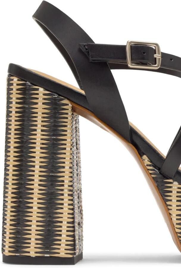 Castañer Felisa sandalen met plateauzool Zwart - Foto 3