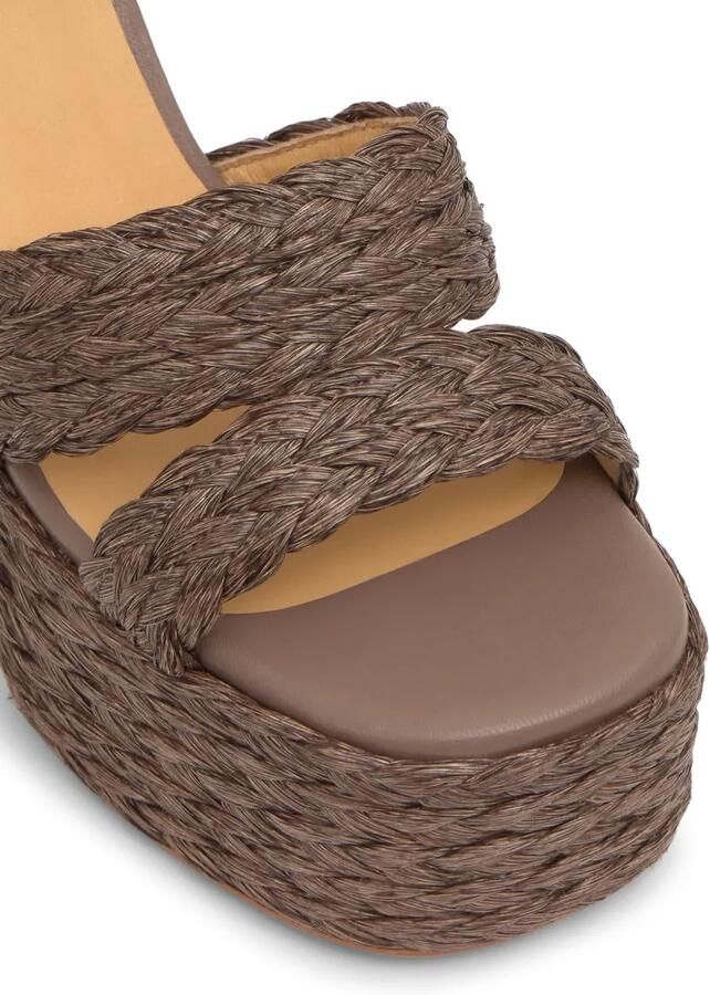 Castañer Fresa sandalen met plateauzool Bruin - Foto 2