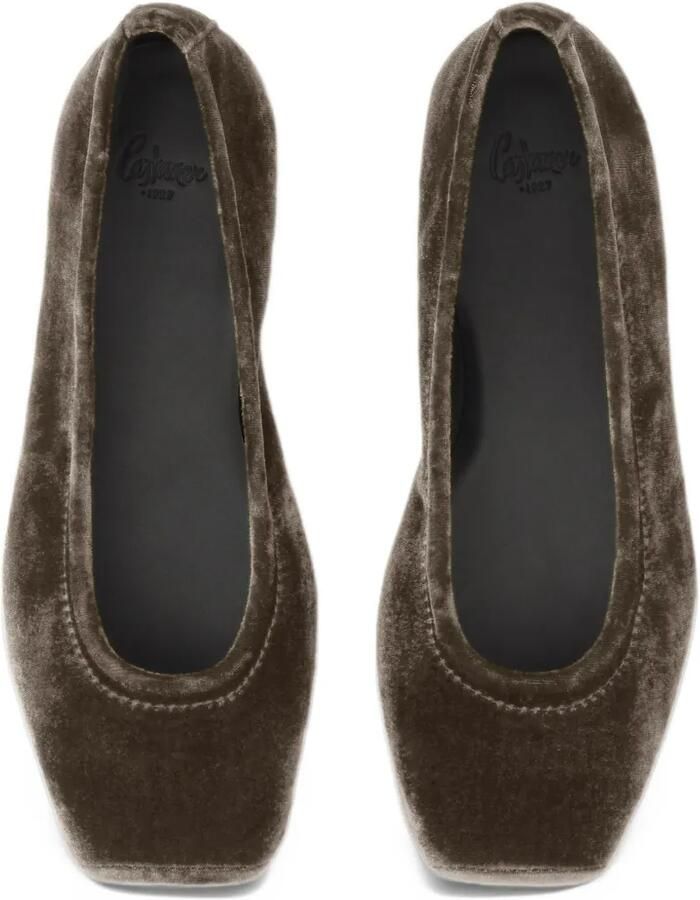 Castañer Gema square-toe ballet flats Bruin - Foto 2