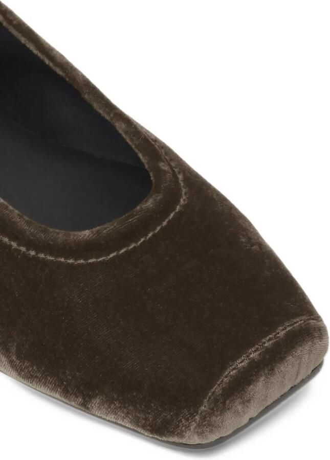 Castañer Gema square-toe ballet flats Bruin - Foto 4