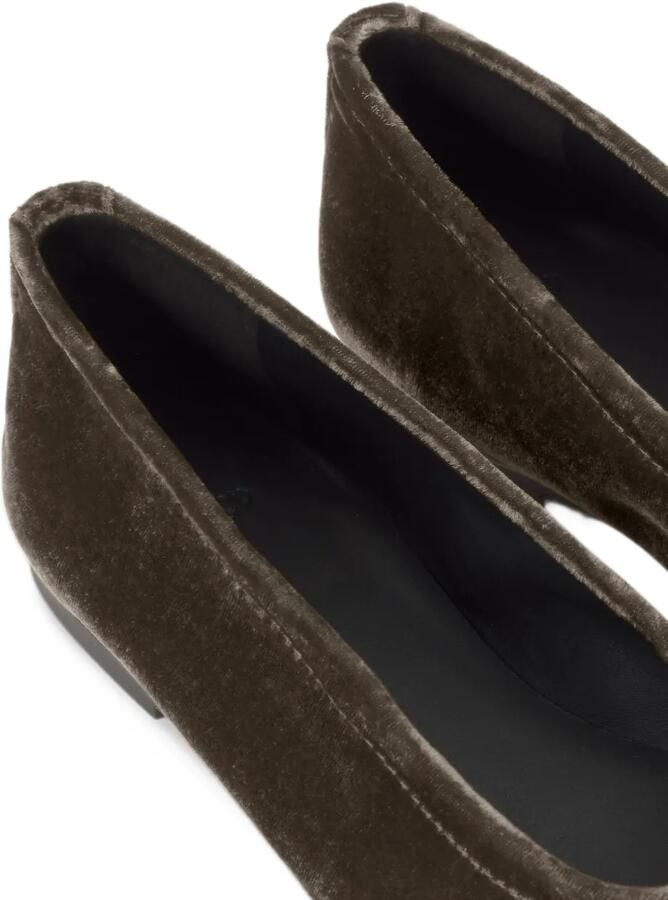 Castañer Gema square-toe ballet flats Bruin - Foto 3
