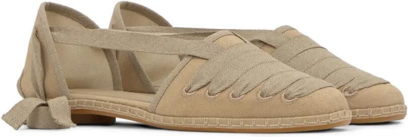 Castañer Glen espadrilles met striksluiting Beige - Foto 5
