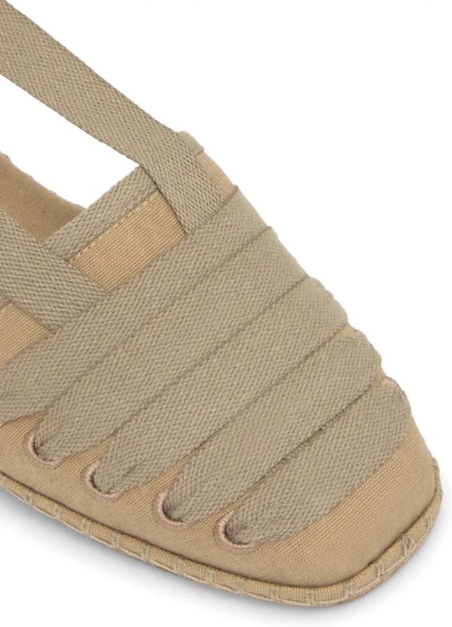 Castañer Glen espadrilles met striksluiting Beige - Foto 3