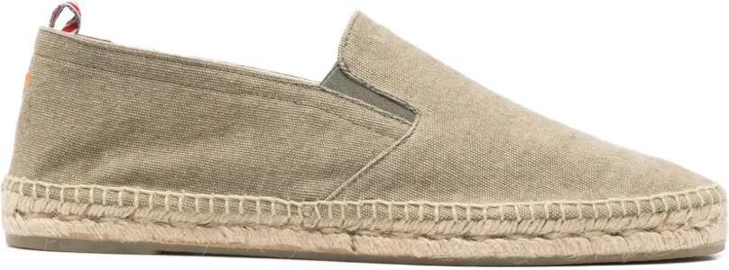 Castañer Joel 002 linnen espadrilles Groen