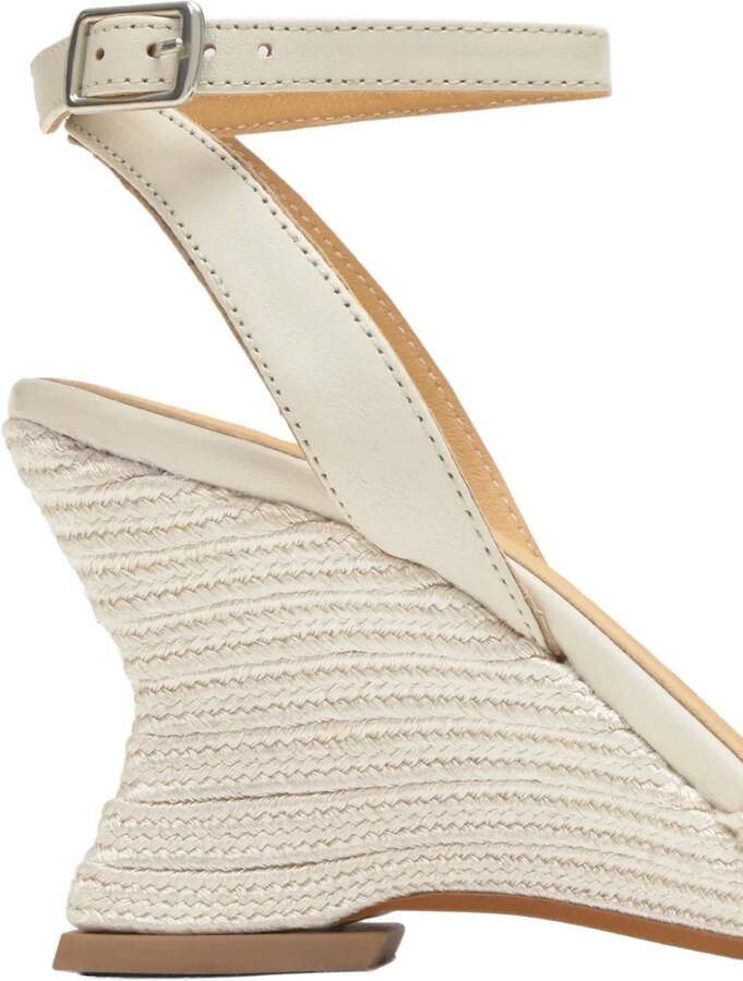 Castañer Joy espadrilles met geometrische sleehak Beige - Foto 2