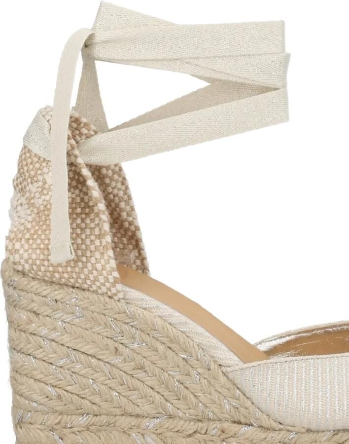Castañer Joyce espadrilles met gestrikte enkel Beige - Foto 2