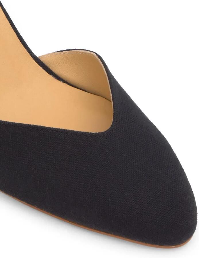 Castañer Jud espadrilles met sleehak Zwart - Foto 2