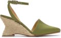 Castañer Judi espadrilles met sleehak Groen - Groen