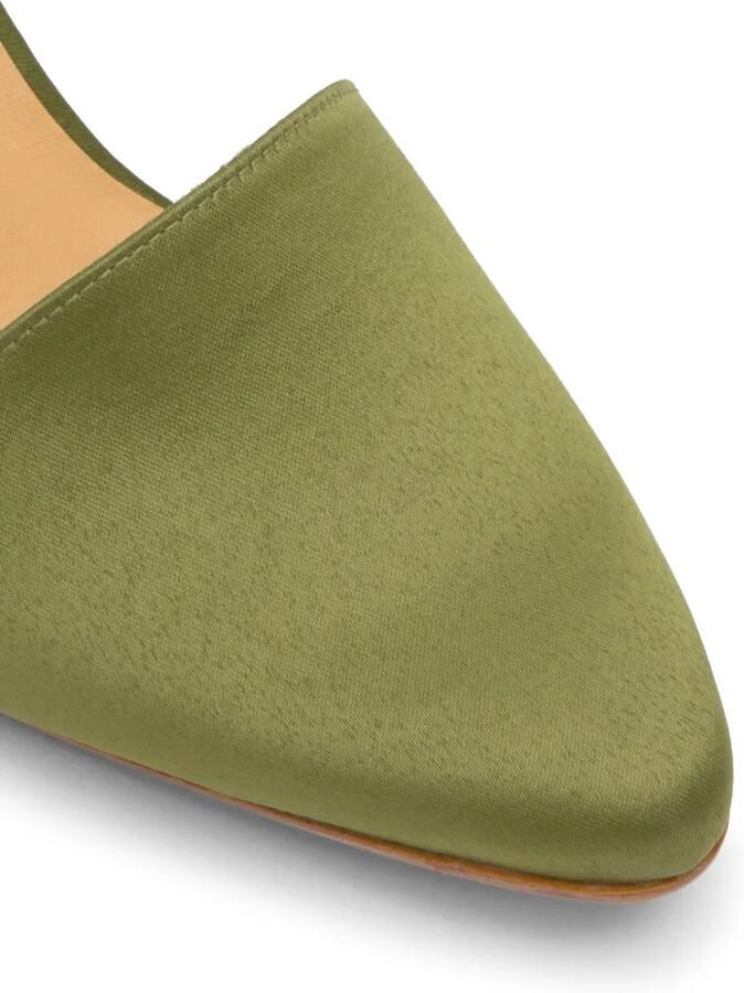 Castañer Judi espadrilles met sleehak Groen - Foto 2
