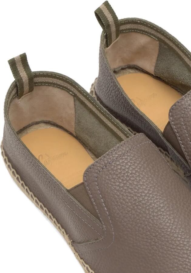 Castañer Justin leren espadrilles Bruin - Foto 4