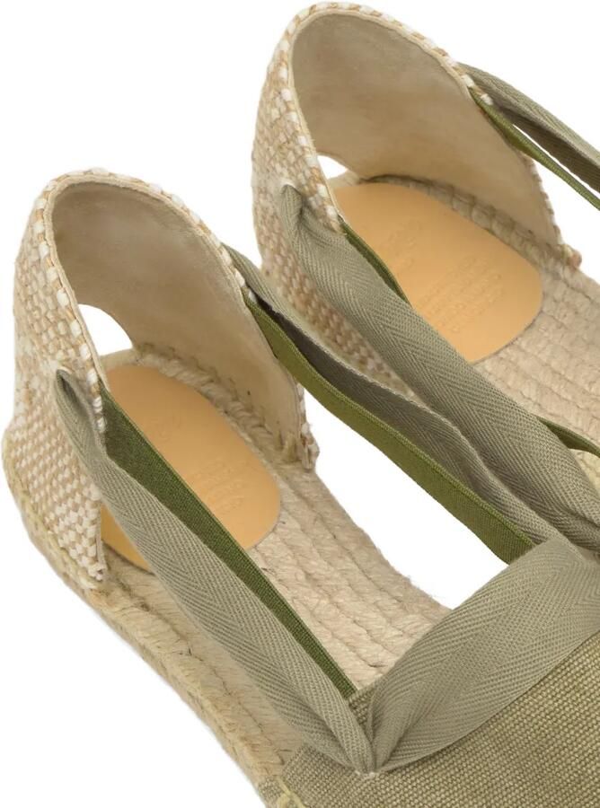 Castañer Kaia canvas espadrilles Groen - Foto 3