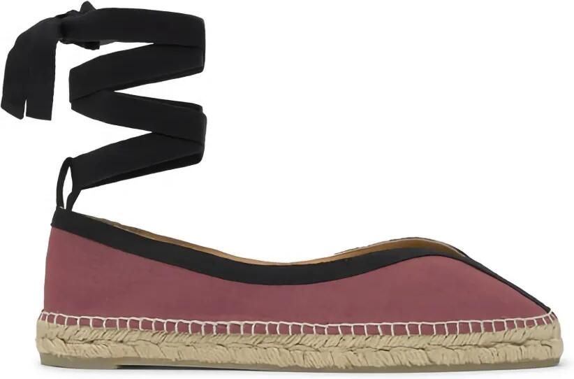 Castañer Kanu espadrilles met enkelbandje Roze
