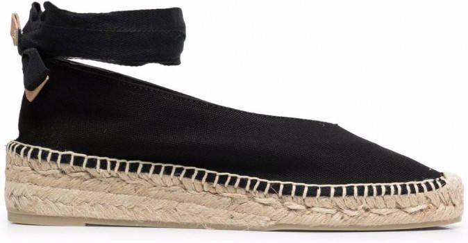 Castañer Karenina espadrilles met sleehak Zwart