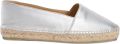 Castañer Kenda metallic leren espadrilles Zilver - Zilver