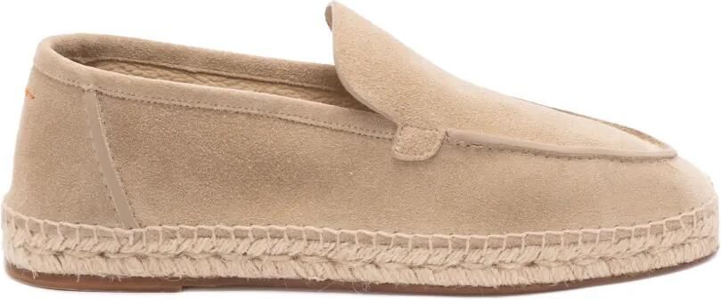 Castañer Leren espadrilles Beige