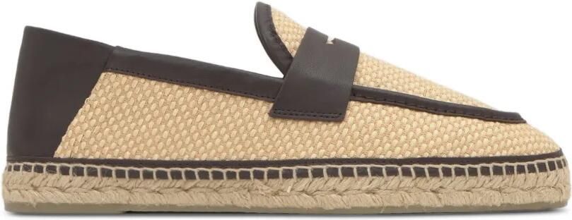 Castañer Leren espadrilles Beige