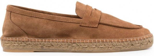 Castañer Nacho suède espadrilles Bruin