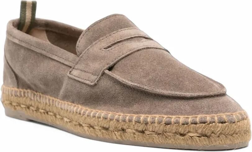 Castañer Nacho whipstitch penny espadrilles Grijs - Foto 2