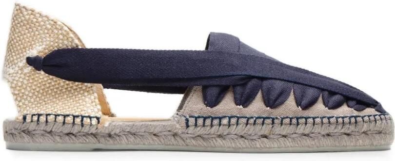 Castañer Norman espadrilles met elastische band Blauw