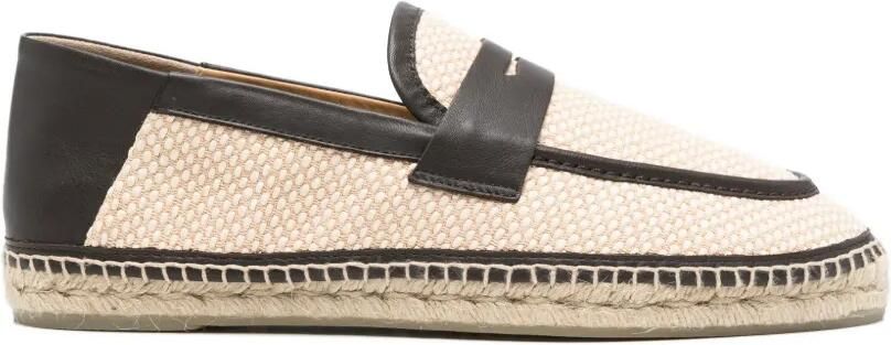 Castañer Norris espadrilles met leren afwerking Beige