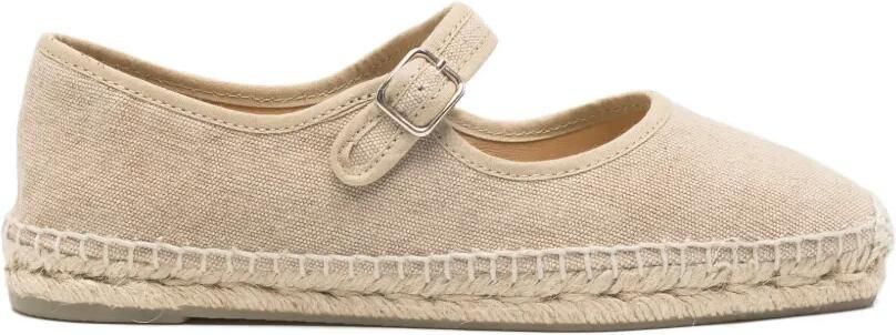 Castañer Padua platte espadrilles Beige