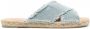 Castañer Palmera espadrilles met open neus Blauw - Thumbnail 1