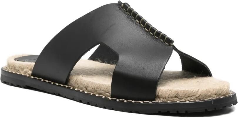 Castañer Piti leren sandalen Zwart - Foto 2
