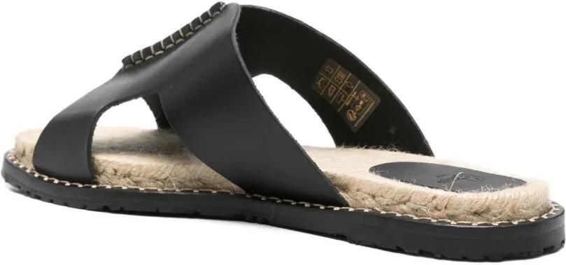 Castañer Piti leren sandalen Zwart - Foto 4